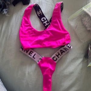 Chanelll 2 piece lingerie